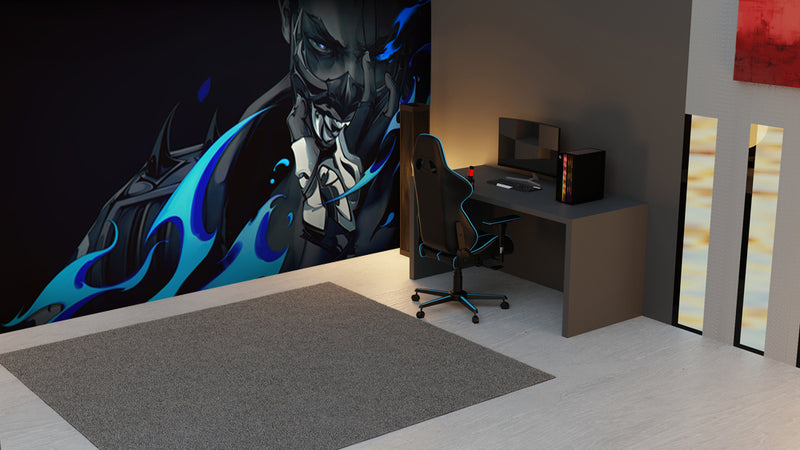 Gaming room wallpaper