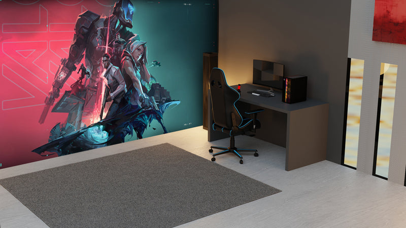 Gaming room wall