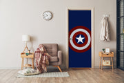Captain America Red Shield Sticker