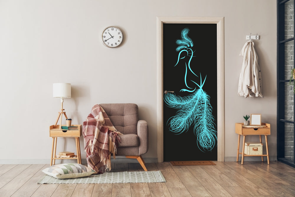 Peacock Feather Sticker