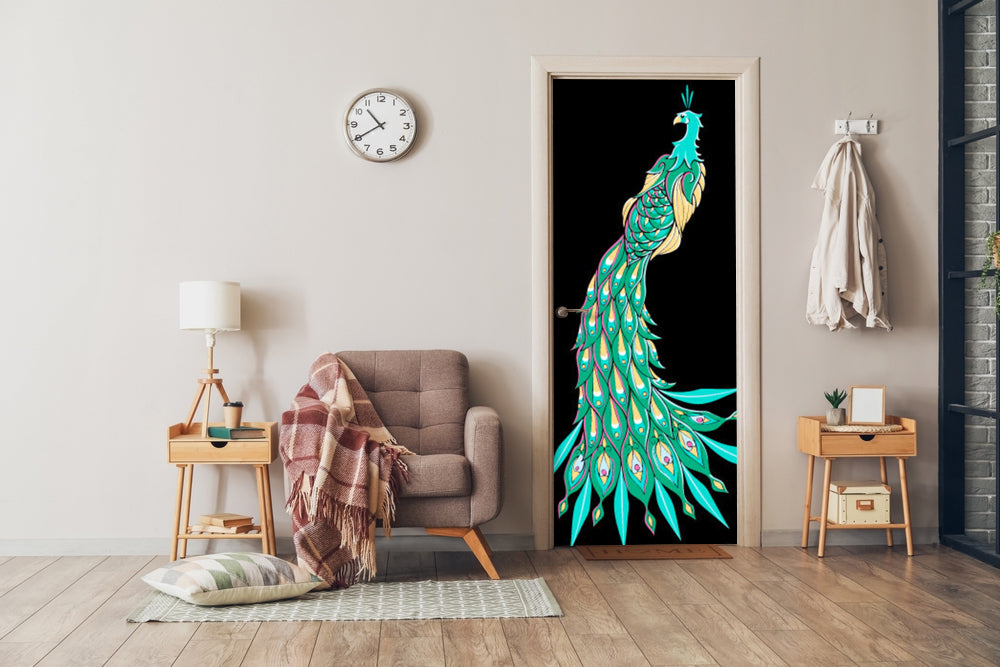 Flying Peacock Sticker