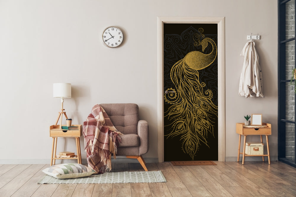 Elegant Peacock Sticker