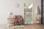 Indian Pattern Peacock Sticker