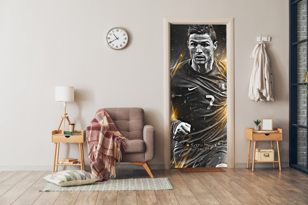 Ronaldo Grey Sticker