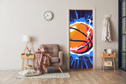 Thunder Basketball Sticker