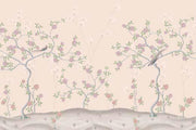 Cream Tapestry Chinoiserie Wallpaper