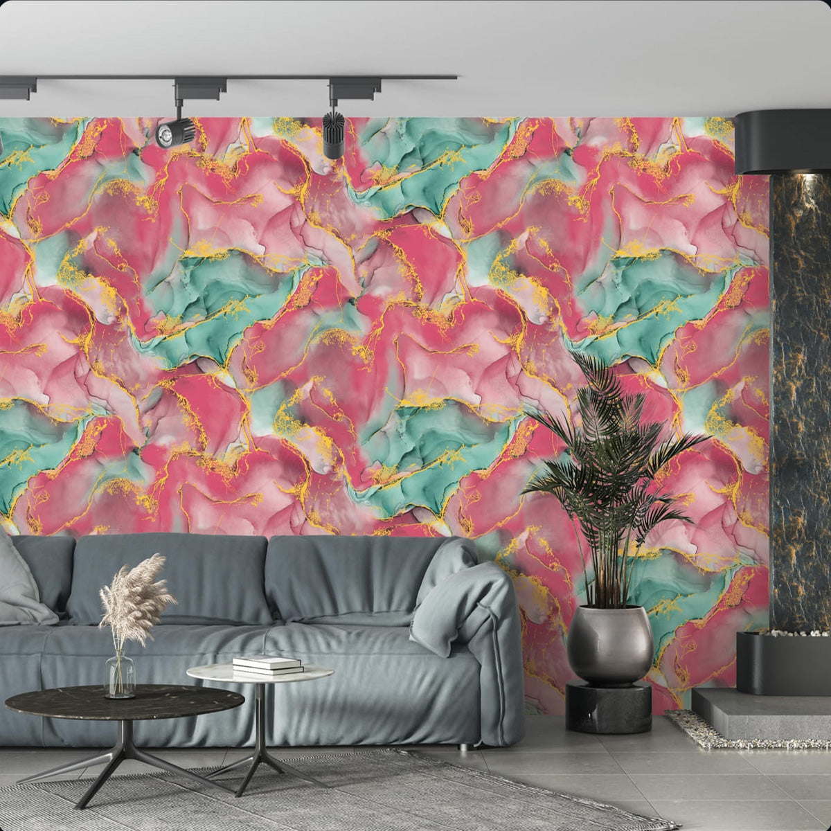 Max Gold Marble Wallpaper