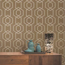 Signature Quartz Trellis Wallpaper