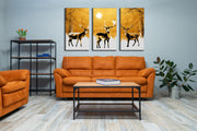 Deer Inspired Wall Art 2, Set Of 3