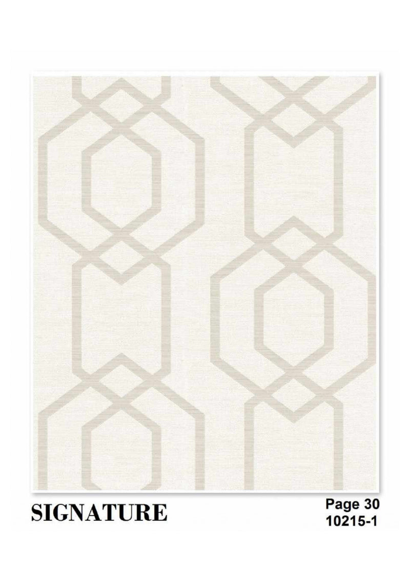 Signature Quartz Trellis Wallpaper