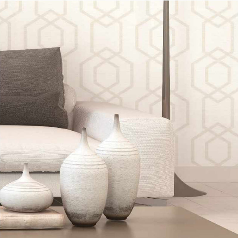 Signature Quartz Trellis Wallpaper