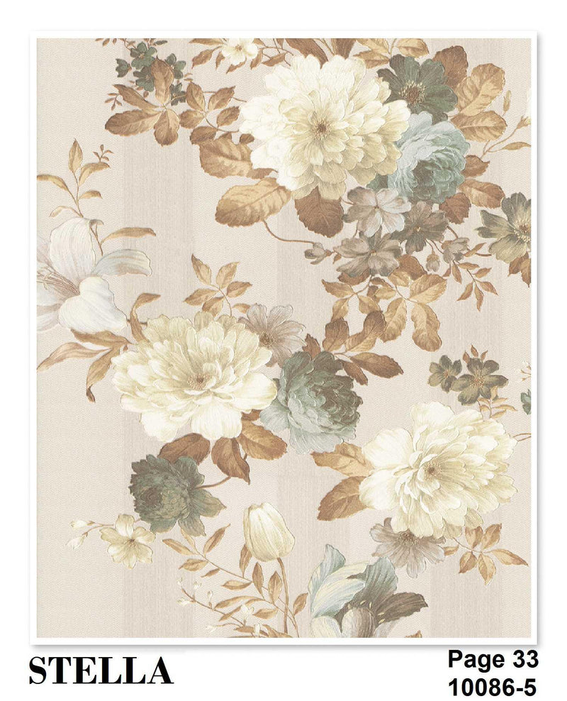 Stella Botanical Seamless Wallpaper