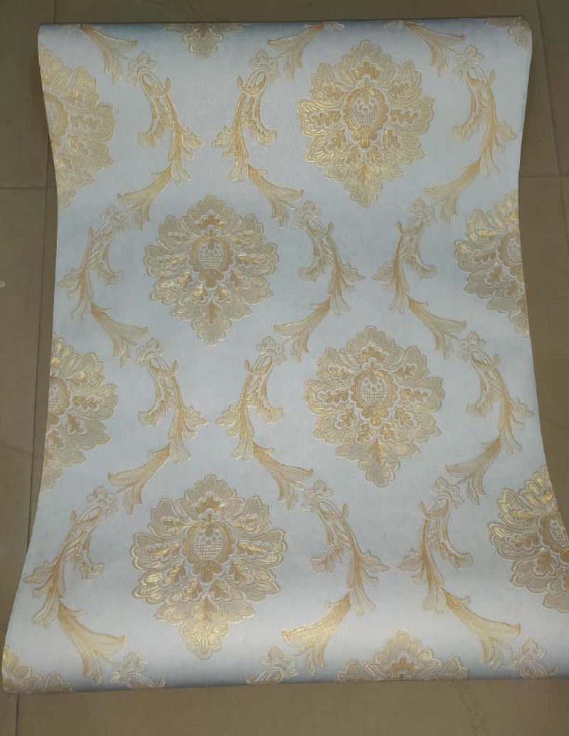 Damask Heavy Duty Wallpaper Roll