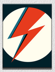 David Bowie Bolt Design Wall Art