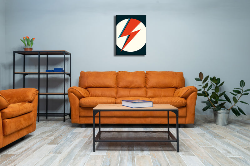 David Bowie Bolt Design Wall Art