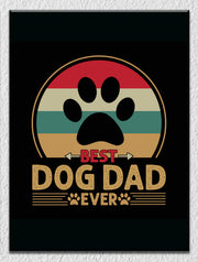 Best Dog Dad Wall Art