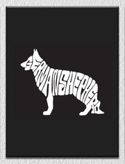German Shepherd Wall Art