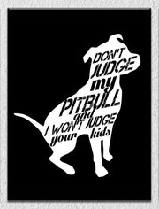 Pitbull Wall Art