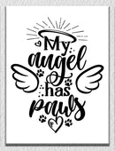 Angel With Paws Wall Art