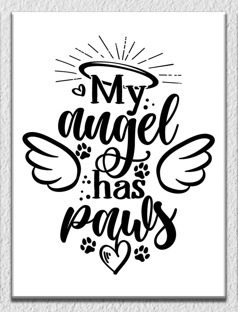 Angel With Paws Wall Art