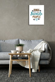 Dog Are My Favourite Wall Art