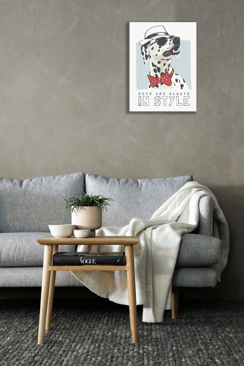 Dog In Style Wall Art