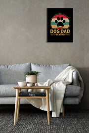 Best Dog Dad Wall Art
