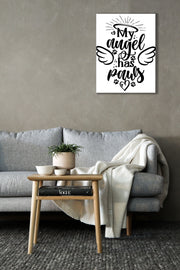 Angel With Paws Wall Art