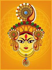 Gurga Mata Self Adhesive Sticker Poster