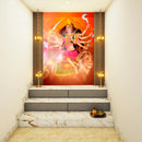 Durga Art Self Adhesive Sticker Poster