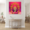 Durga Mata Painting  Self Adhesive Sticker Poster