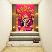 Durga Mata Painting  Self Adhesive Sticker Poster