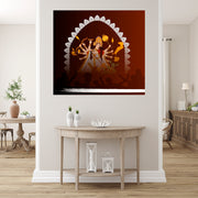 Godness Durga Maa Self Adhesive Sticker Poster