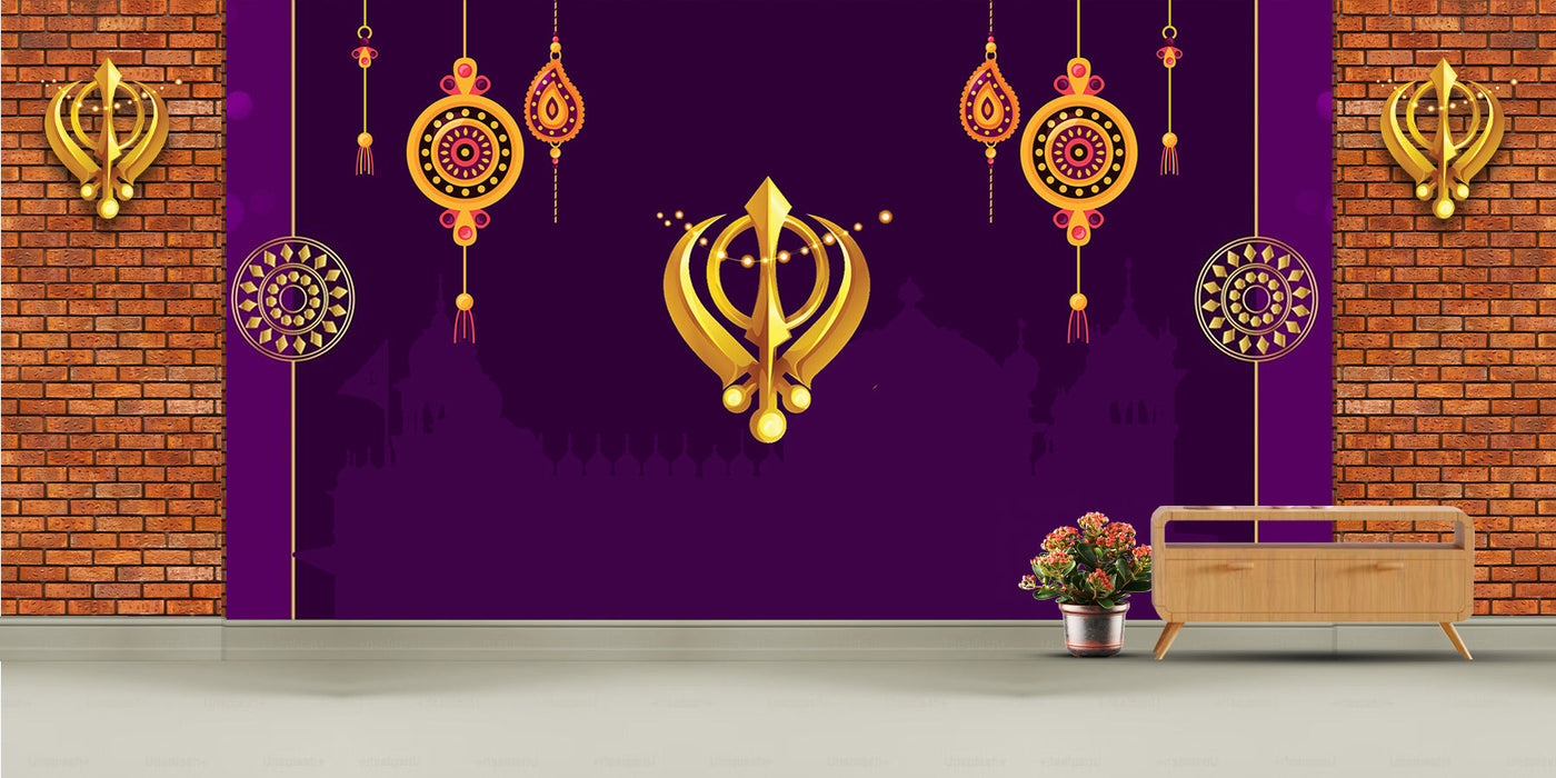 Divine Harmony Guru Nanak Wallpaper
