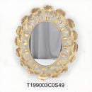 Gold Finish Elegant Mirror