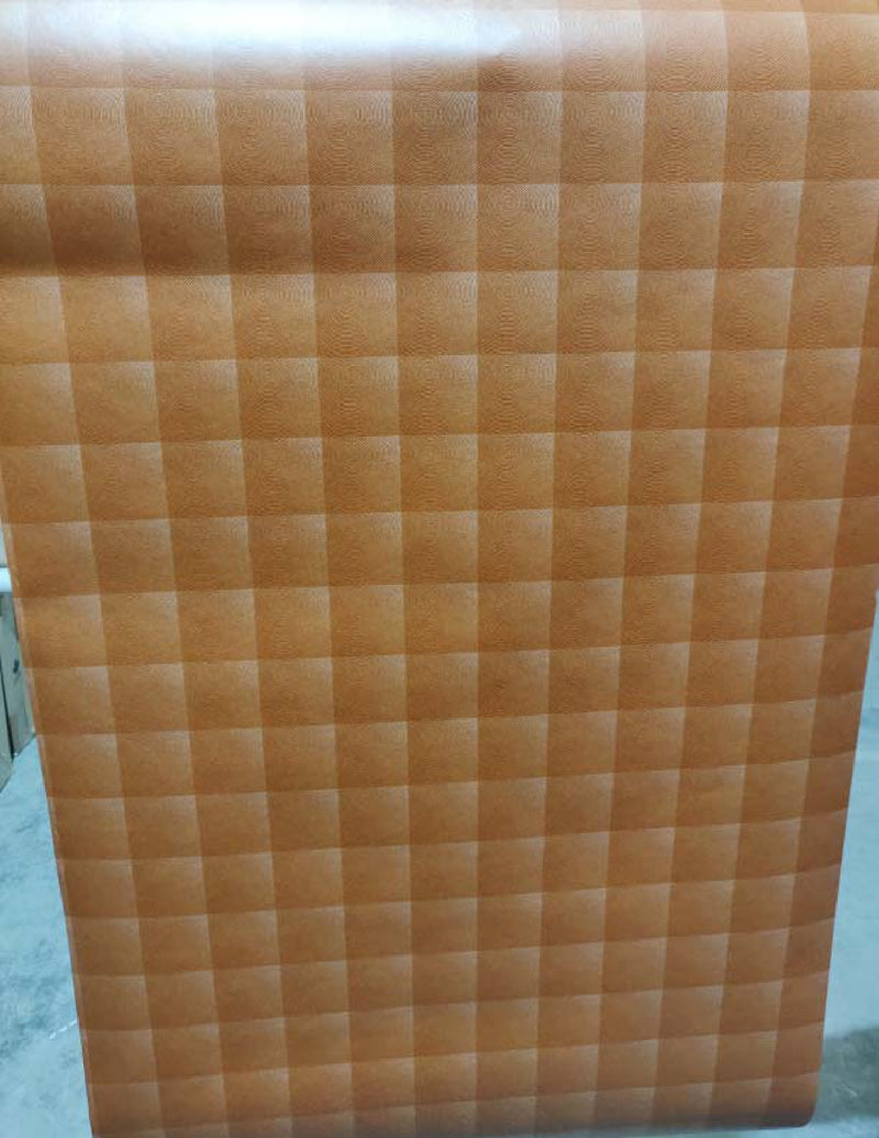European Brown Square Wallpaper Roll