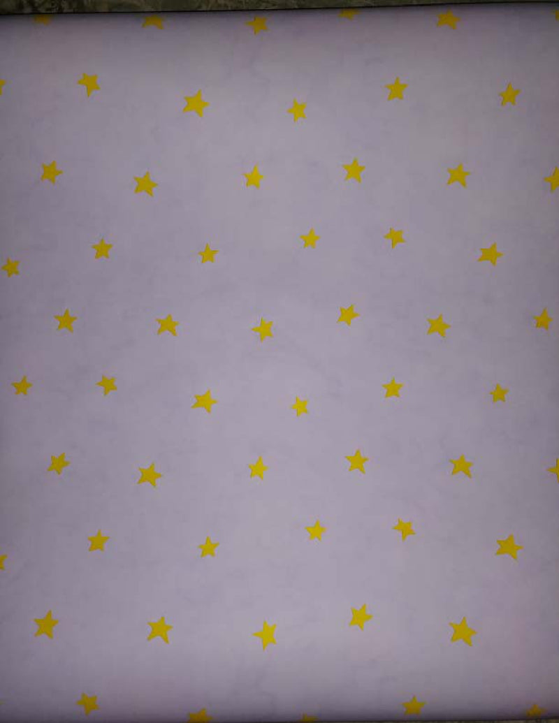 European Yellow Stars Wallpaper Roll