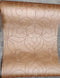 European Rustic Brown Flower Wallpaper Roll