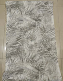 European 2 Black and Grey Palm Leaves Wallpaper Roll