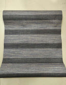 European 2 Grey and Black Strips Wallpaper Roll