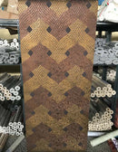 European 2 Brown Geometrical Wallpaper Roll