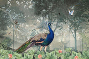 Ethereal Peacock Wallpaper