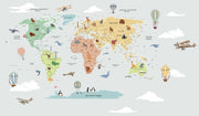 Exotic Escapes Map Wallpaper