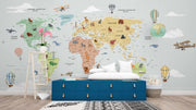 Exotic Escapes Map Wallpaper