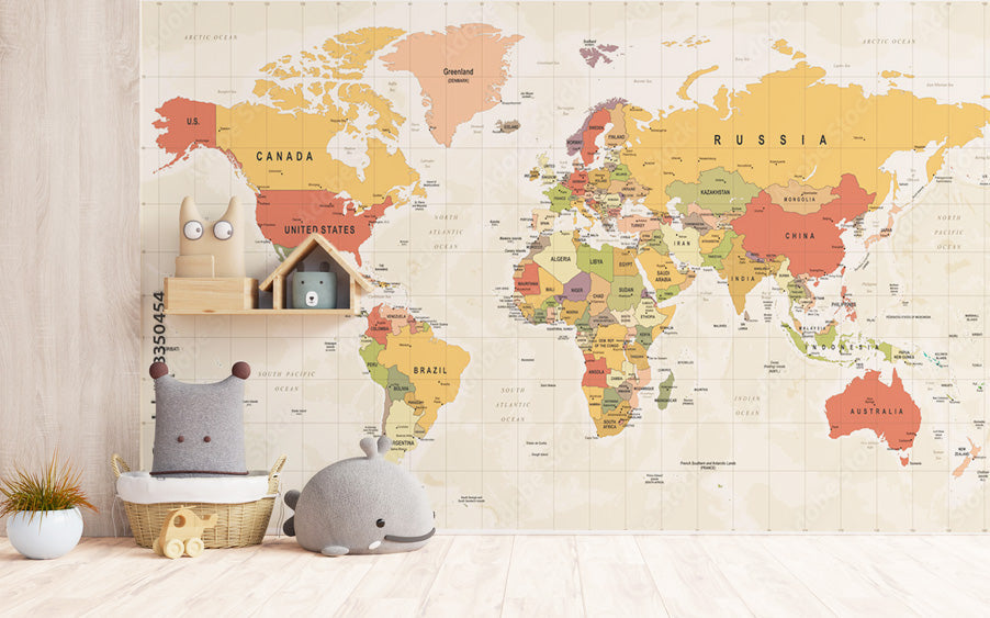 Explorer's Expedition Map Wallpaper