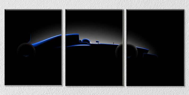 F1 Racing Wall Art, Set Of 3