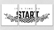 F1 Racing Wall Art, Set Of 3