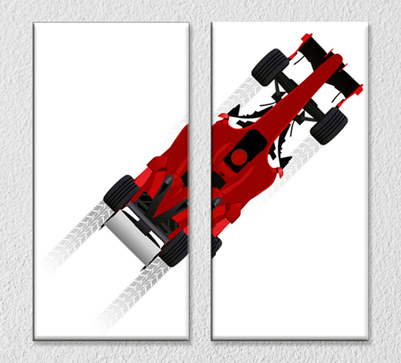 F1 Racing Wall Art, Set Of 2