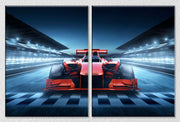 F1 Racing Wall Art, Set Of 2