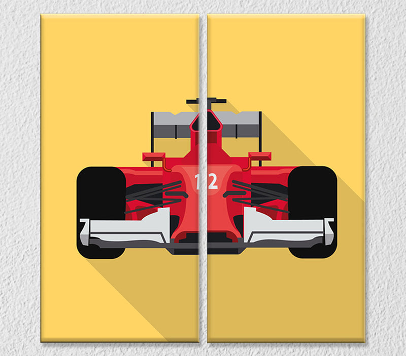 F1 Racing Wall Art, Set Of 2